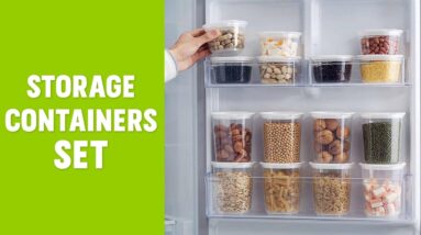Best Smart Storage Containers Set | Kitchen Storage Containers Set