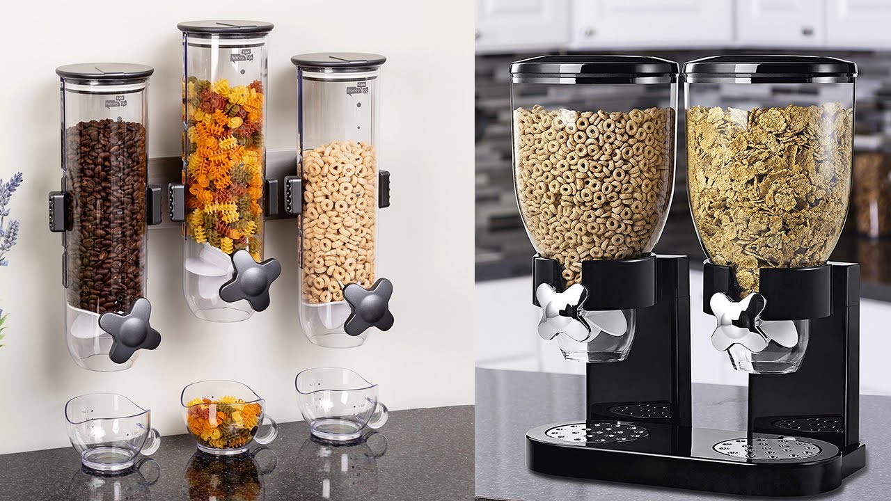 Best Dry Food Dispenser Cereal Dispenser For Dry Food