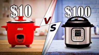 $10 Rice Cooker Better Than $100 Instant Pot? FIND OUT! | Rice Cooker vs Instant Pot