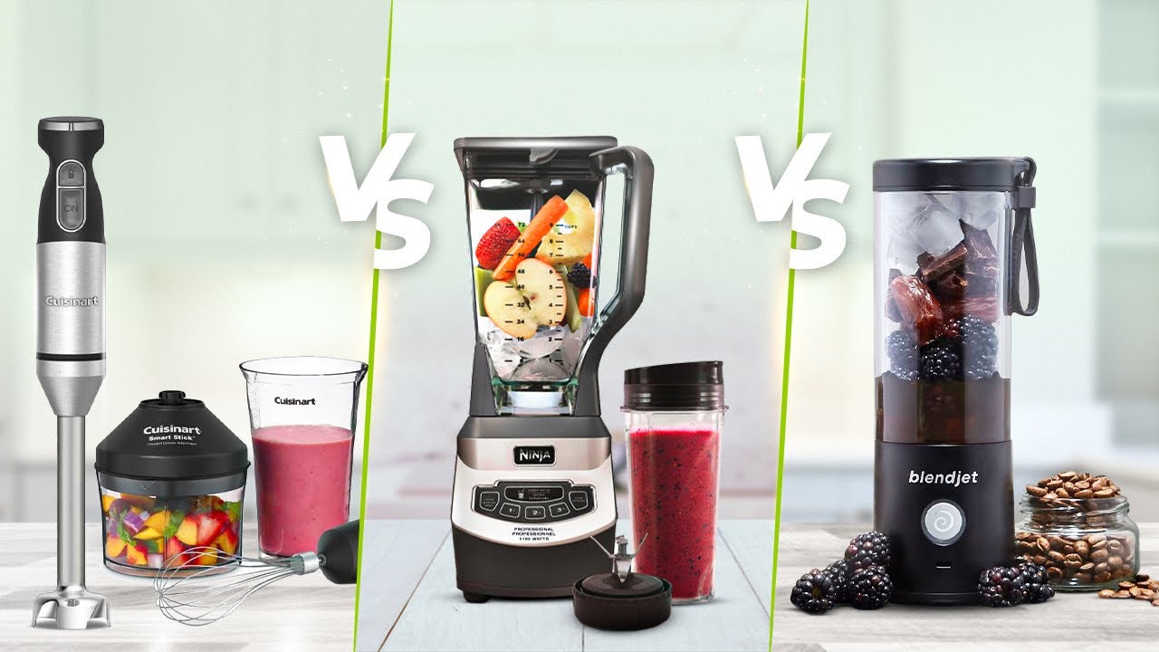 Portable VS Countertop VS Hand Blender