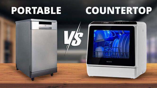 Portable Dishwasher vs Countertop Dishwasher - Which One Should You Get?